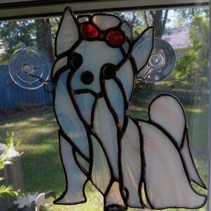 Stained Glass Shih Tzu